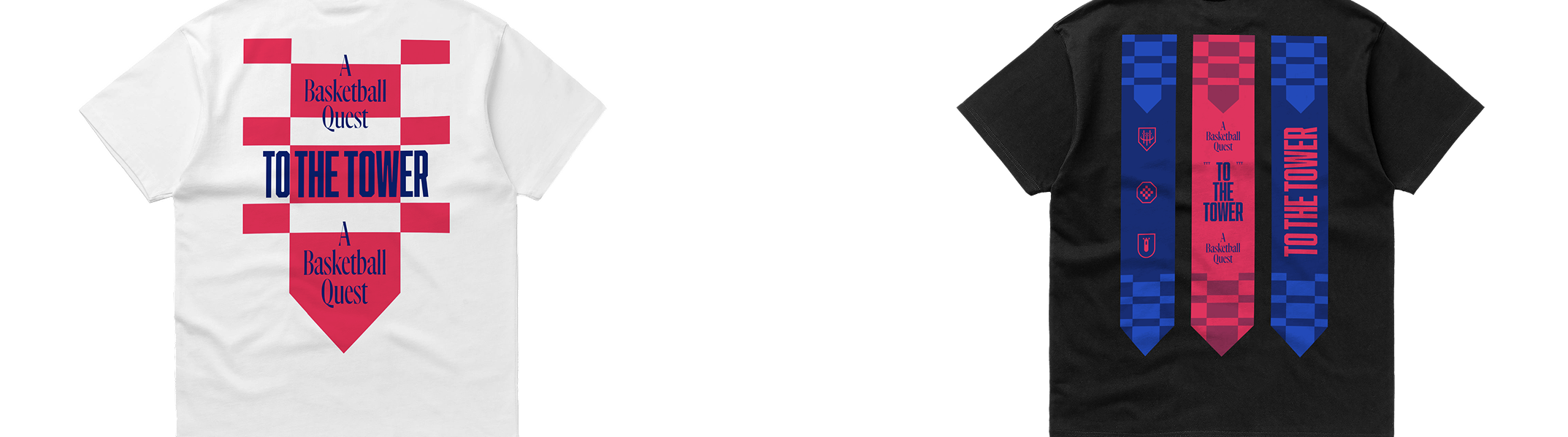 un mockup delle due magliette
